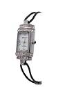 Geneva Platinum Womens Rectangle Face Cord