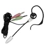Multimedia Earphone with Microphone (Black/White)