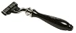 Truefitt & Hill Ebony Carlton Razor, Chrome