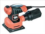 Black & Decker - Gel Tech Palm Sander 1/4 Sheet - 170 Watt