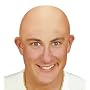 Bald Head (rubber) - Thin Skull Cap