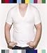 American Made Apparel Short Sleeve Deep V-Neck Tee - Purple 6456 L