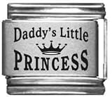 Clearly Charming Daddy's Little Princess Italian Charm