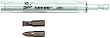 Vermont American 16034 ScrewBoss Clear Screwdriver Bit Tip Holder with Slotted and Phillips Bit Tips