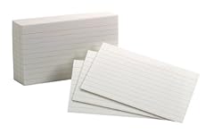 See more detail about Oxford Ruled Index Cards, 3 x 5 Inches, White, 100 Pack (31)