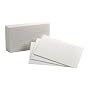 Recycled Oxford Index Cards, Ruled, 3"x5", White, 100/Pack ESS31