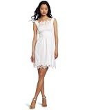 Catherine Malandrino Women's Sleeveless Eyelet Detail Dress