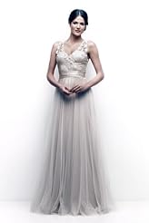 Sexy Sweetheart Crystal Crystals Lace Applique Beaded Chiffon/Taffeta/Tulle  Dress