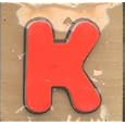 K LETTER MAGNETIC BLOCK by Melissa & Doug