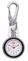 Medana Mini Pocket Watch Keychain, Black # 8107-2