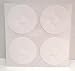 FastCap Adhesive Cover Caps Plumb Cap PVC White (1 Sheet 4 Caps)