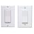 Leviton 602-6696-W  Switch/Switch Kit