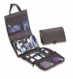 Lewis N. Clark Hanging Toiletry Kit,Black,One Size