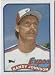 1989 Topps Randy Johnson Baseball Rookie Card In Protective Display Case