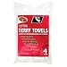 14 x 17 Cotton Terry Towels - 4 Pack White