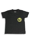 Private Label - Boys Short Sleeved Tee, Black, Yellow