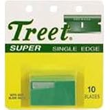 Treet Super Single Edge Wrapped Razor Blades - 10 Ea / Pack