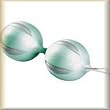 KegelPro Pac Original BenWa SmartBalls Kegel Exercise Ben-Wa Balls with Velveteen Pouch and Personal Lubricant assorted colors like Pearly Sky Metallic