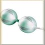 KegelPro Pac Original BenWa SmartBalls Kegel Exercise Ben-Wa Balls with Velveteen Pouch and Personal Lubricant assorted colors like Pearly Sky Metallic