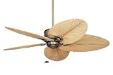 Emerson CF2000AB Maui Bay Indoor/Outdoor Ceiling Fan, 52-Inch or 80-Inch Blade Span, Antique Brass Finish