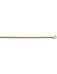 18KT Yellow Solid Oval 3.5mm Bracelets Length = 24