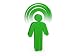 Green Spiritual Man with Visible Color Aura - 36