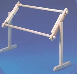 F.A. Edmunds Needlework Scroll Frame with Adjustable Lap Stand