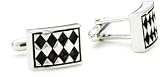 Zina Sterling Silver Men's Collection Jester Cufflink