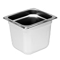 Excellante Sixth Size 6-Inch Deep 24 Gauge Anti Jam Pans