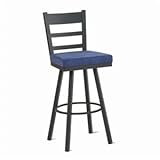 Amisco 41454-30-37-17 Owen Swivel Bar Stool