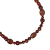 Carolyn Pollack Sterling Silver Color Connections Vibrant Reds Beaded Gift Necklace - 18"