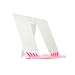 System-S Pink Transparent Table Stand for BOOKEEN E-Book-Reader Cybook Opus perle Acer LumiREAD eLyricon eBook Reader & Mediaplayer EBX-700 Touch iriver Cover Story Basic eBook Reader Hanvon E-Book-Reader N516 ICARUS Reader Sense E650SR