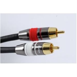 3 foot Stereo Audio Cables, Tartan Cable brand, sold exclusively by Blue Jeans Cable by 