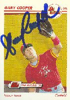 Buy Gary Cooper, Tucson Toros - Astros Affiliate Autographed Card by Line Drive