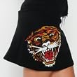 Ed Hardy Black Tiger Stretch French Terry Mini Skirt Ed Hardy Black Tiger Stretch French Terry Mini Skirt
