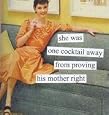Anne Taintor "One Cocktail Away" Paper Beverage Napkins 5838