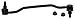 ACDelco Advantage 46G0358A Front Driver Side Suspension Stabilizer Bar Link Kit with Link, Boots, and Nuts