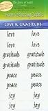 The Spirit of Water - Love and Gratitude Collection - Water Blessing Labels
