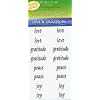 Water Blessing Labels: Love & Gratitude