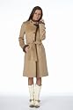 Camel Loro Piana Cashmere with Lunaraine Mink Trim Front Edge, Collar and Cuffs