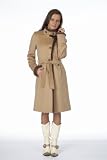 Camel Loro Piana Cashmere with Lunaraine Mink Trim Front Edge, Collar and Cuffs