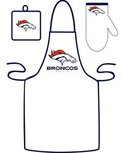 Denver Broncos Grilling Apron Set