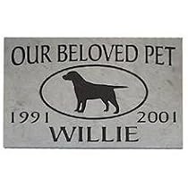 Large Slate Pet Memorial
