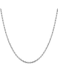 Sterling Silver Rope Chain 22in