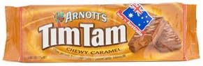 Arnotts Tim Tam Caramel Chewy Biscuit 175g.