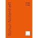 TimeTEX Schul-Notenheft - F�r Noten und Listen - A4 - Heft - Orange - 10780 - Schulnotenheft