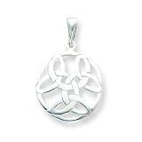 Sterling Silver Celtic Knot Pendant with 20 inch Sterling Silver Chain