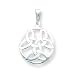 Sterling Silver Celtic Knot Pendant with 20 inch Sterling Silver Chain