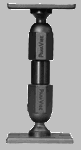 PanaVise 8 Pound Mount 100106 - Mounting kit - black - steel