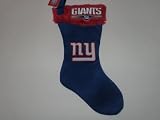 NEW YORK GIANTS 17 Plush CHRISTMAS STOCKING with Team Logo & Team Colors